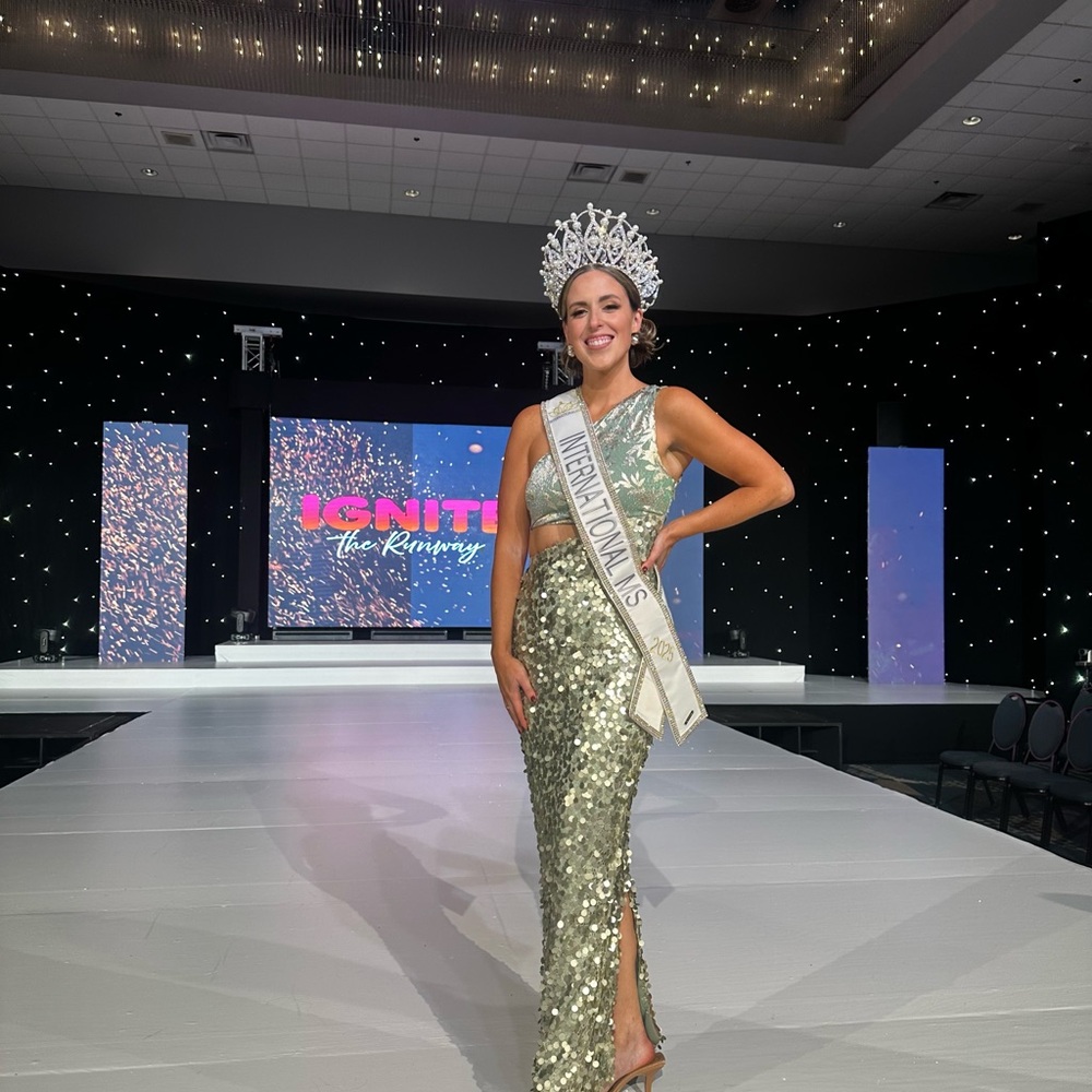 JLUXLABEL Green Sequin Midi Dress